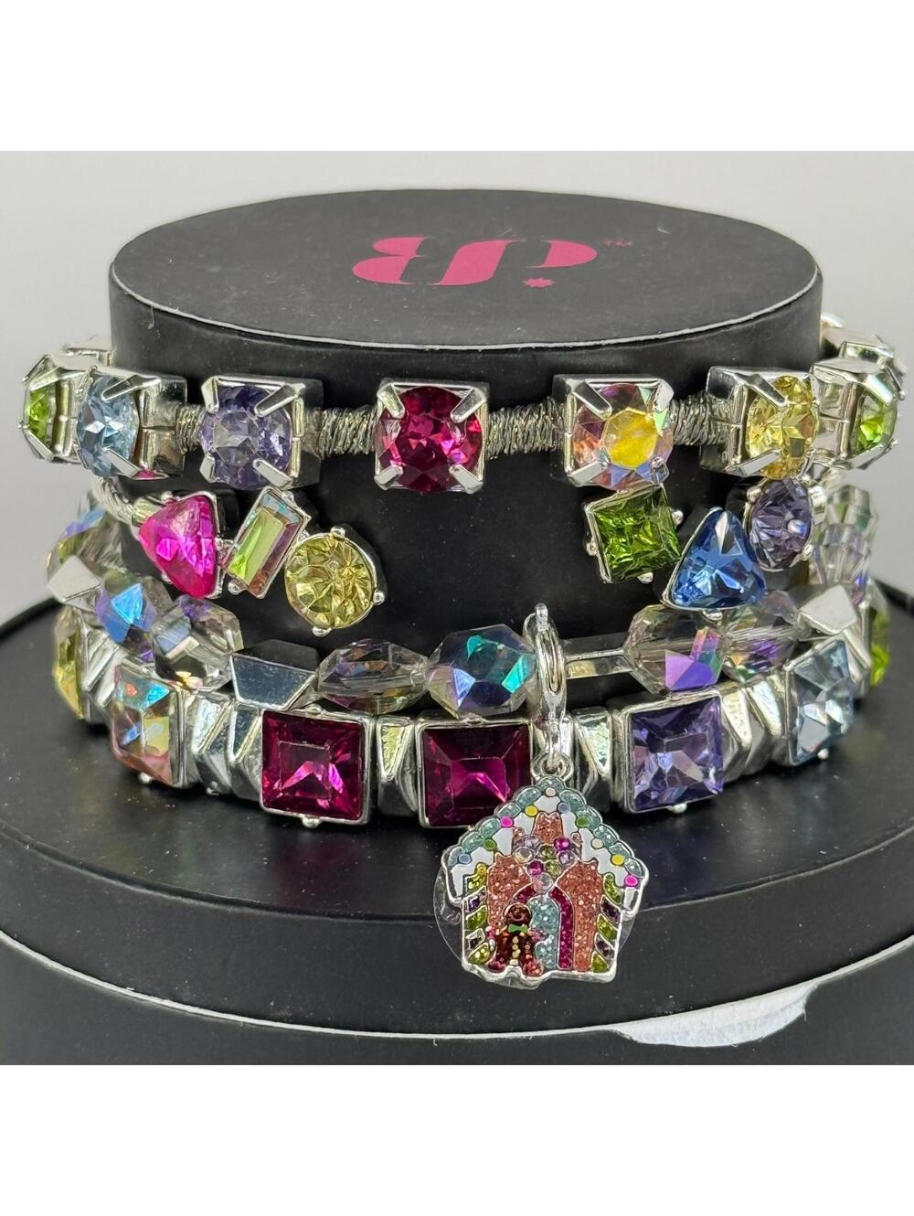 Bomb Party "Gumdrops and Lollipops" Holiday Stacks 2023, RBP6529, Silver RETRO